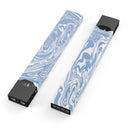 Marbleized Swirling Subtle Blue - Premium Decal Protective Skin-Wrap Sticker compatible with the Juul Labs vaping device