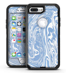 Marbleized Swirling Subtle Blue - iPhone 7 Plus/8 Plus OtterBox Case & Skin Kits