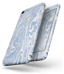 Marbleized Swirling Subtle Blue - Skin-kit for the iPhone 8 or 8 Plus
