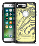 Marbleized Swirling Yellow and Gray - iPhone 7 Plus/8 Plus OtterBox Case & Skin Kits