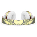 Marbleized Swirling Yellow and Gray Full-Body Skin Kit for the Beats by Dre Solo 3 Wireless Headphones
