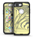 Marbleized Swirling Yellow and Gray - iPhone 7 Plus/8 Plus OtterBox Case & Skin Kits