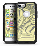Marbleized Swirling Yellow and Gray - iPhone 7 or 8 OtterBox Case & Skin Kits