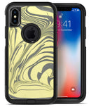 Marbleized Swirling Yellow and Gray - iPhone X OtterBox Case & Skin Kits