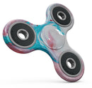 Marbleized Teal and Pink V2 Full-Body Fidget Spinner Skin-Kit