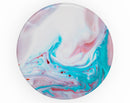Marbleized Teal and Pink V2 - Skin Kit for PopSockets and other Smartphone Extendable Grips & Stands