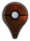 Maroon Abstract Gemotric Shapes Pokémon GO Plus Vinyl Protective Decal Skin Kit