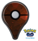 Maroon Abstract Gemotric Shapes Pokémon GO Plus Vinyl Protective Decal Skin Kit