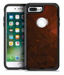 Maroon Abstract Gemotric Shapes - iPhone 7 Plus/8 Plus OtterBox Case & Skin Kits