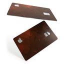 Maroon Abstract Gemotric Shapes - Premium Protective Decal Skin-Kit for the Apple Credit Card