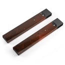 Maroon Abstract Gemotric Shapes - Premium Decal Protective Skin-Wrap Sticker compatible with the Juul Labs vaping device