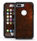 Maroon Abstract Gemotric Shapes - iPhone 7 Plus/8 Plus OtterBox Case & Skin Kits