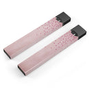 Mauve Hearts Over Pale Pink Watercolor  - Premium Decal Protective Skin-Wrap Sticker compatible with the Juul Labs vaping device