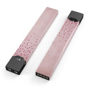 Mauve Hearts Over Pale Pink Watercolor  - Premium Decal Protective Skin-Wrap Sticker compatible with the Juul Labs vaping device