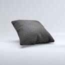 Metal Grill Mesh Ink-Fuzed Decorative Throw Pillow
