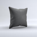 Metal Grill Mesh Ink-Fuzed Decorative Throw Pillow