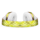 Micro Brown and Lime Green Overlapping Leaves Full-Body Skin Kit for the Beats by Dre Solo 3 Wireless Headphones