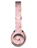 Micro Cartoon Giraffes Over Pink Full-Body Skin Kit for the Beats by Dre Solo 3 Wireless Headphones