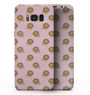 Micro Cartoon Lions Over Pink - Samsung Galaxy S8 Full-Body Skin Kit