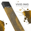 Micro Circular Golden Stains - Premium Decal Protective Skin-Wrap Sticker compatible with the Juul Labs vaping device