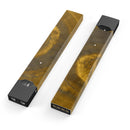 Micro Circular Golden Stains - Premium Decal Protective Skin-Wrap Sticker compatible with the Juul Labs vaping device