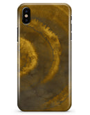 Micro Circular Golden Stains - iPhone X Clipit Case