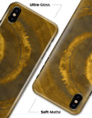 Micro Circular Golden Stains - iPhone X Clipit Case