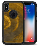 Micro Circular Golden Stains - iPhone X OtterBox Case & Skin Kits