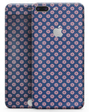 Micro Coral Flowers Over Navy - Skin-kit for the iPhone 8 or 8 Plus
