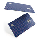 Micro Coral Stars Over Navy Pattern - Premium Protective Decal Skin-Kit for the Apple Credit Card