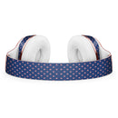 Micro Coral Stars Over Navy Pattern Full-Body Skin Kit for the Beats by Dre Solo 3 Wireless Headphones