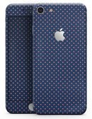 Micro Coral Stars Over Navy Pattern - Skin-kit for the iPhone 8 or 8 Plus