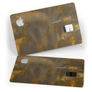 Micro Dark Gold Honeycomb - Premium Protective Decal Skin-Kit for the Apple Credit Card