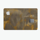 Micro Dark Gold Honeycomb - Premium Protective Decal Skin-Kit for the Apple Credit Card