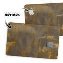 Micro Dark Gold Honeycomb - Premium Protective Decal Skin-Kit for the Apple Credit Card
