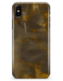 Micro Dark Gold Honeycomb - iPhone X Clipit Case