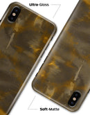 Micro Dark Gold Honeycomb - iPhone X Clipit Case
