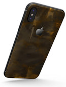 Micro Dark Gold Honeycomb - iPhone X Skin-Kit