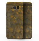 Micro Dark Gold Stained - Samsung Galaxy S8 Full-Body Skin Kit