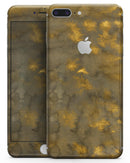 Micro Dark Gold Stained - Skin-kit for the iPhone 8 or 8 Plus