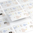 Micro Dot Hot Air Balloon Sketch  - Premium Protective Decal Skin-Kit for the Apple Credit Card