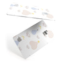 Micro Dot Hot Air Balloon Sketch  - Premium Protective Decal Skin-Kit for the Apple Credit Card