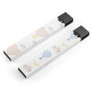 Micro Dot Hot Air Balloon Sketch  - Premium Decal Protective Skin-Wrap Sticker compatible with the Juul Labs vaping device