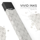 Micro Faded Black and White Damask Pattern - Premium Decal Protective Skin-Wrap Sticker compatible with the Juul Labs vaping device