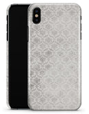 Micro Faded Black and White Damask Pattern - iPhone X Clipit Case
