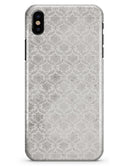 Micro Faded Black and White Damask Pattern - iPhone X Clipit Case