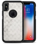 Micro Faded Black and White Damask Pattern - iPhone X OtterBox Case & Skin Kits