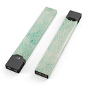 Micro Faded Green Damask Pattern - Premium Decal Protective Skin-Wrap Sticker compatible with the Juul Labs vaping device