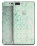 Micro Faded Green Damask Pattern - Skin-kit for the iPhone 8 or 8 Plus
