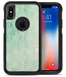 Micro Faded Green Damask Pattern - iPhone X OtterBox Case & Skin Kits